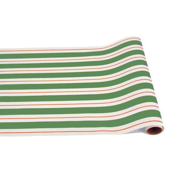 Green & Red Awning Stripe Runner 20X25