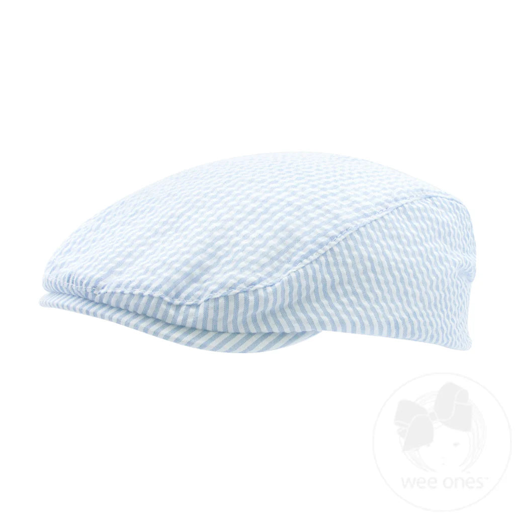 Boys Seersucker Driver Hat