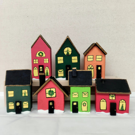 Hand Painted Christmas House