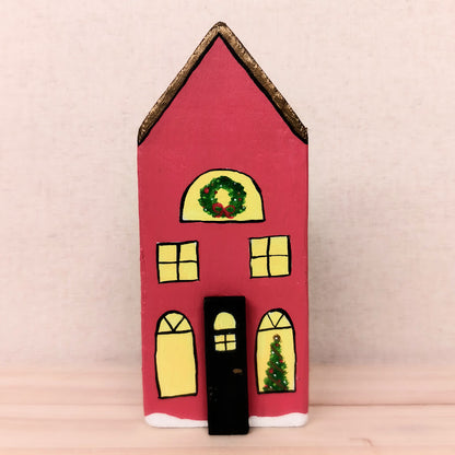 Hand Painted Christmas House