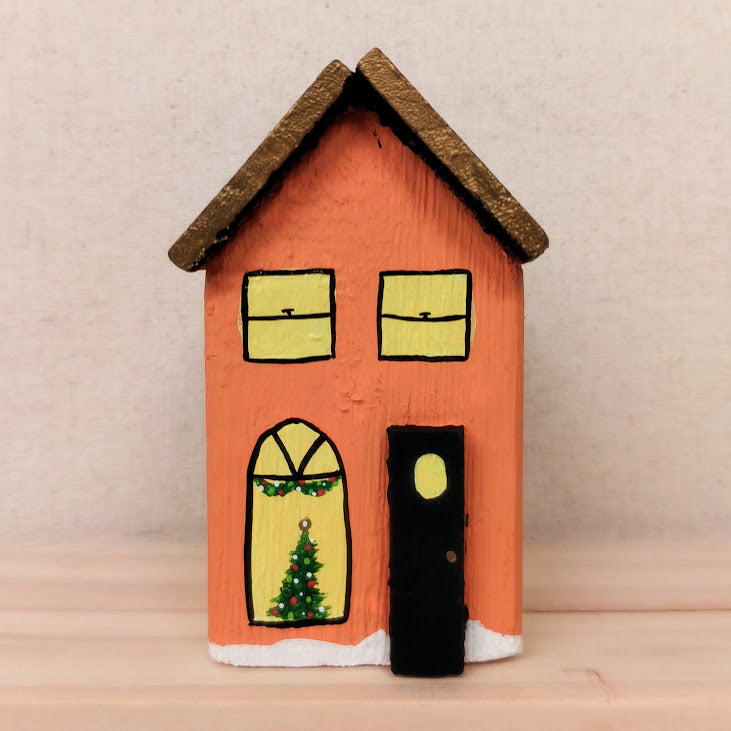 Hand Painted Christmas House