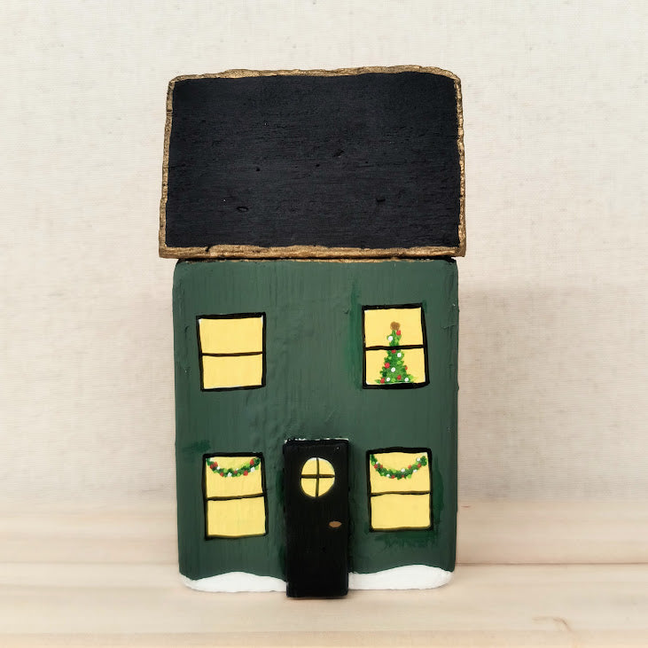 Hand Painted Christmas House