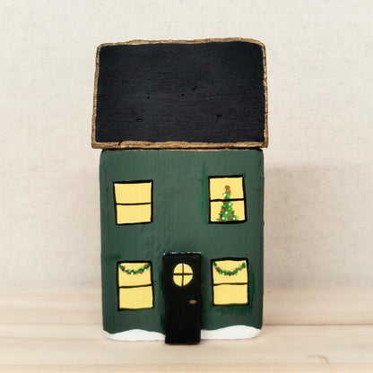 Hand Painted Christmas House