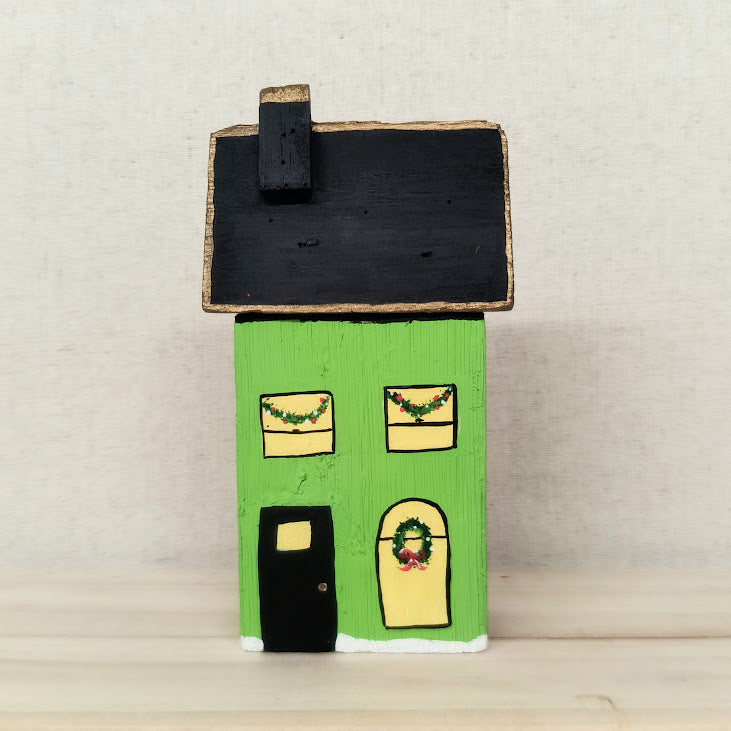 Hand Painted Christmas House
