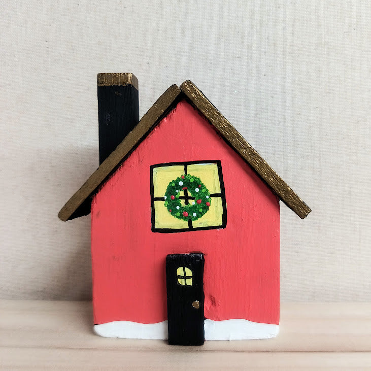 Hand Painted Christmas House
