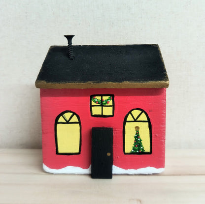 Hand Painted Christmas House