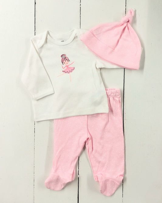 Ballerina Shirt-Pants Set w/ Hat