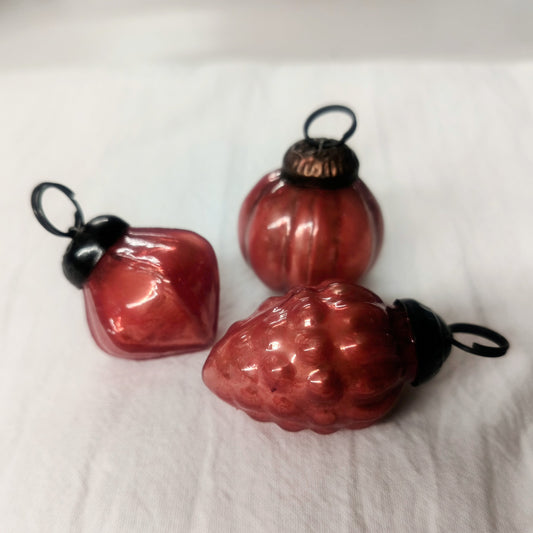 Berry Red Mini Ornaments