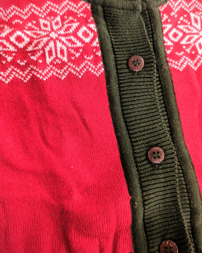 Fair Isle Knit Baby Sweater, 3 Styles