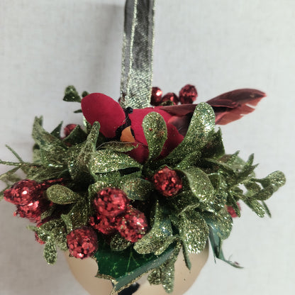 Cardinal bell ornament