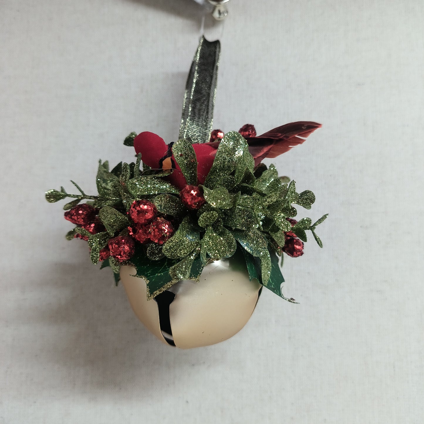 Cardinal bell ornament