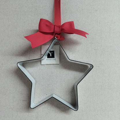 Enamel cookie cutter ornament