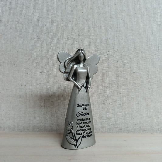 Teacher Sentiment Metal Angel Figurine