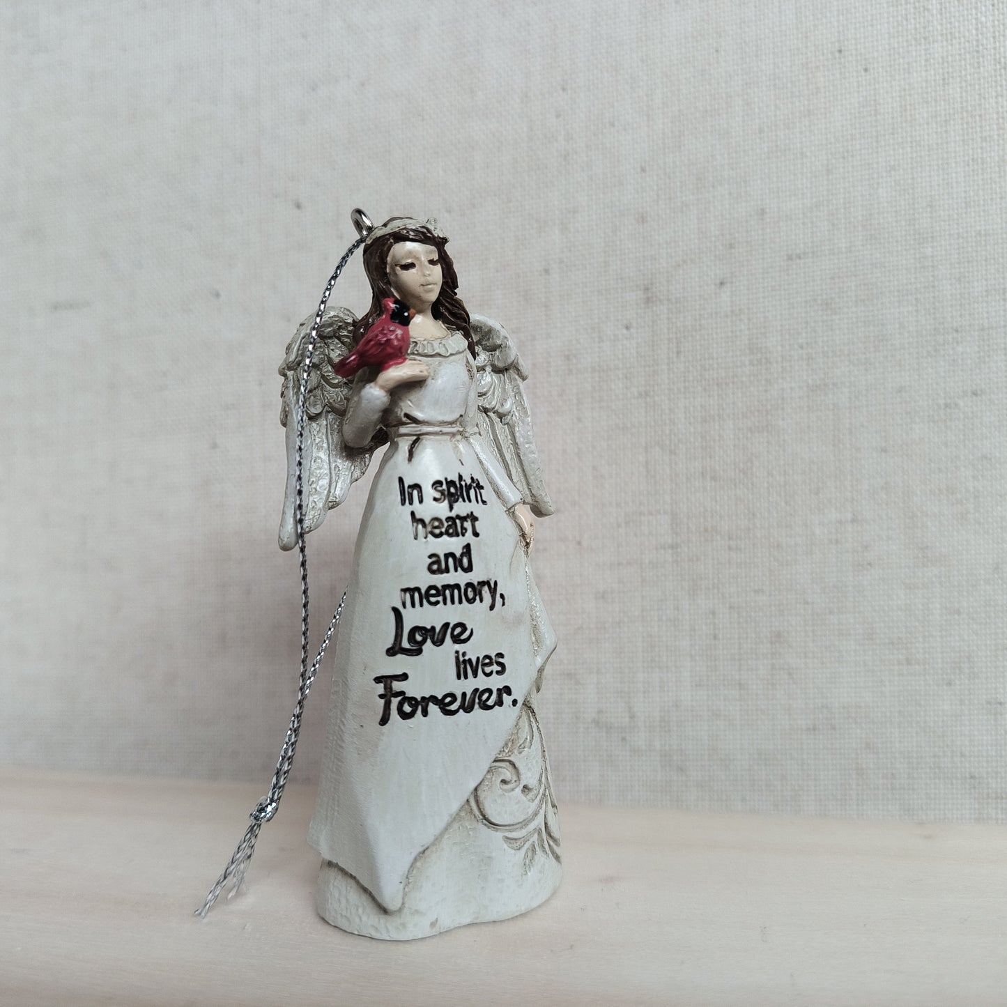 Angel w/ Cardinal Ornament