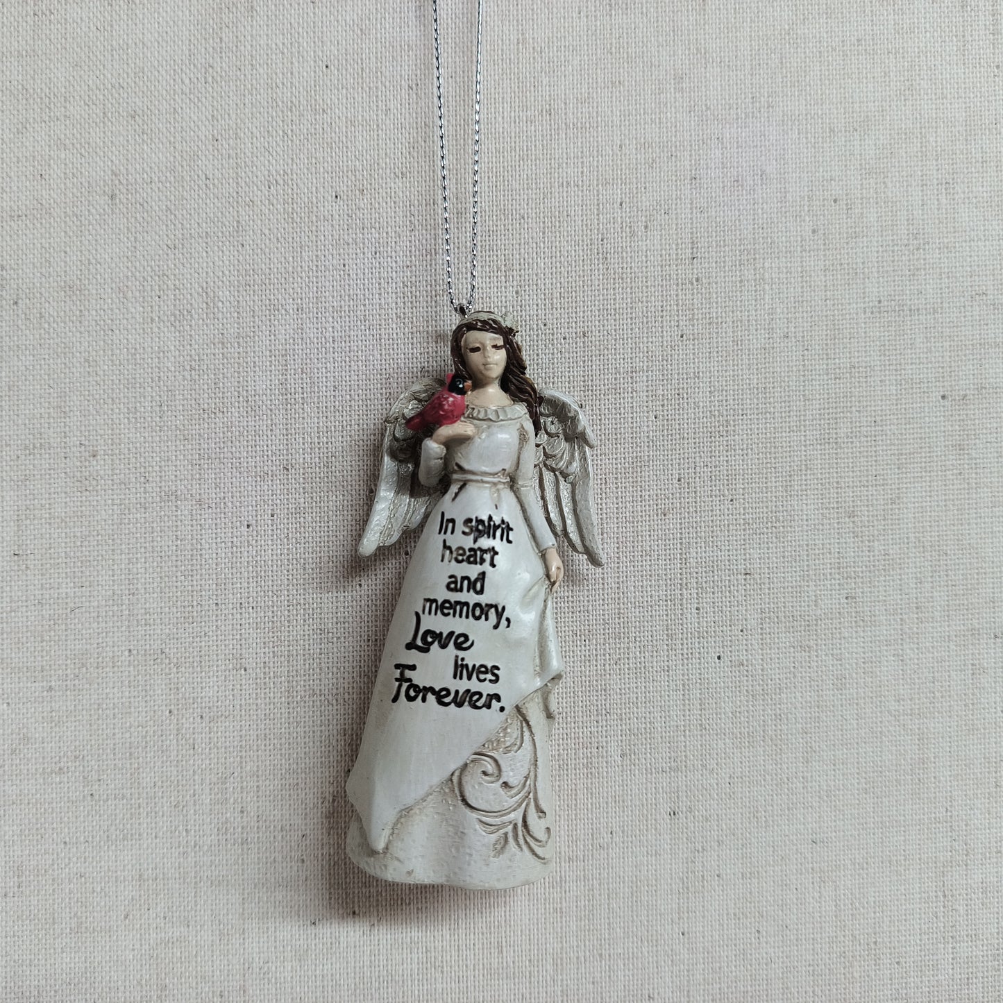 Angel w/ Cardinal Ornament