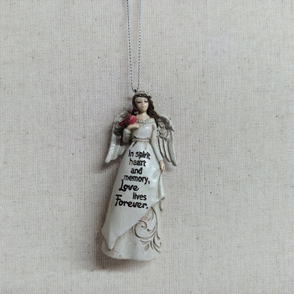Angel w/ Cardinal Ornament