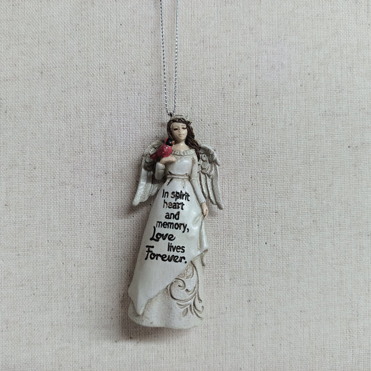 Angel w/ Cardinal Ornament