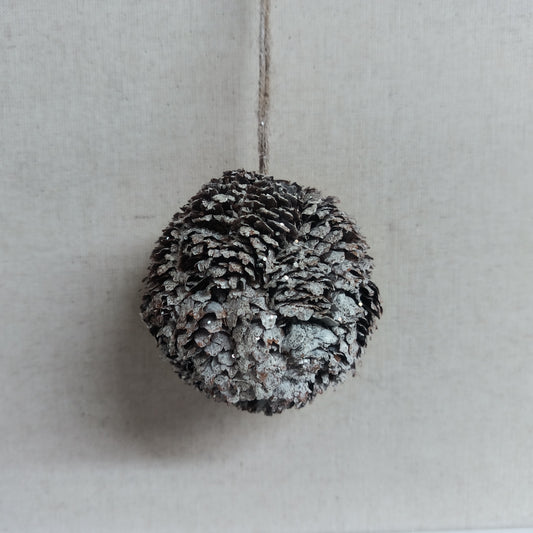 Polyfoam Pine Cone Ball Ornament