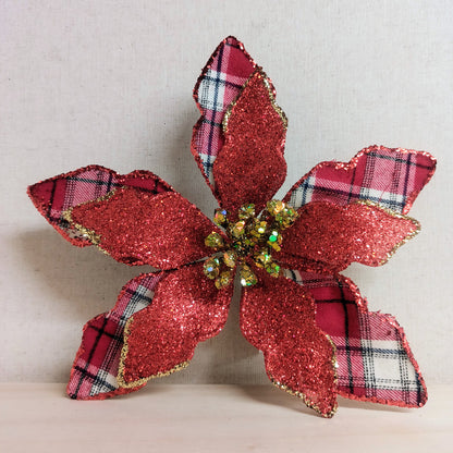 Poinsettia Clip-On Ornament