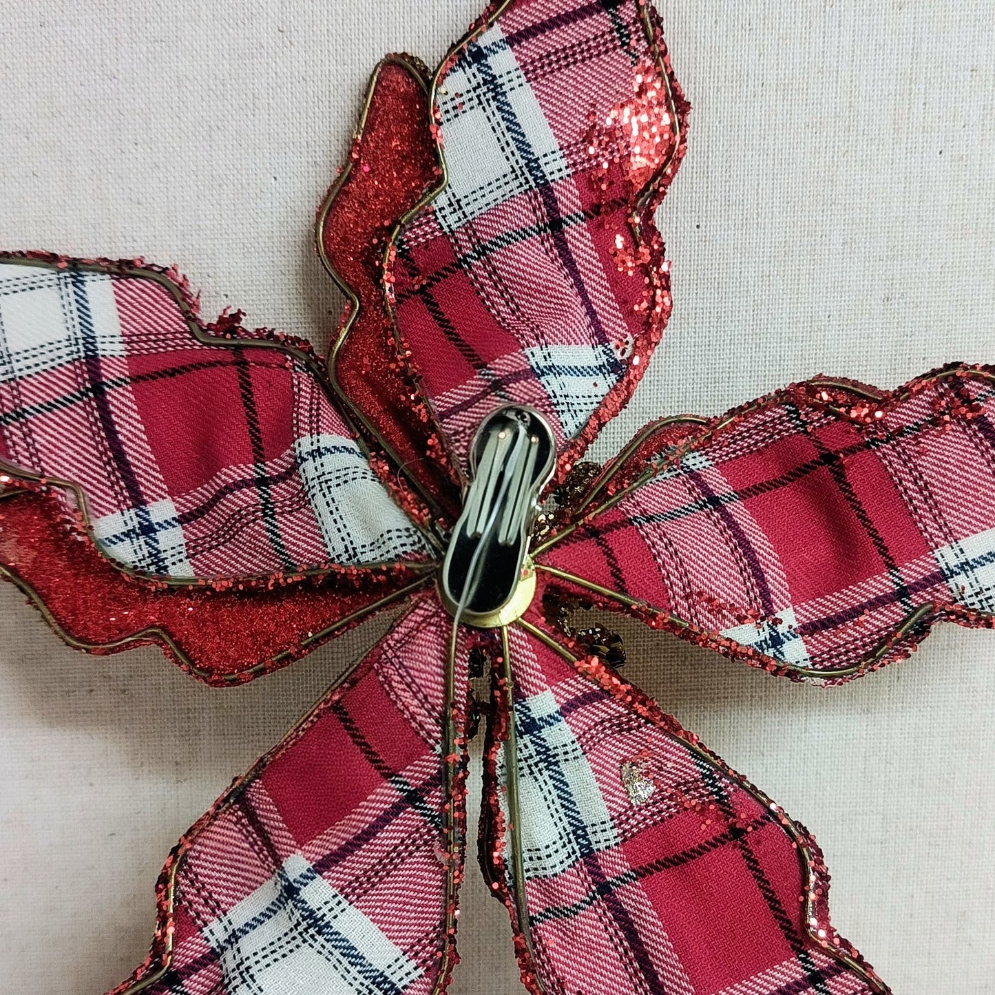 Poinsettia Clip-On Ornament