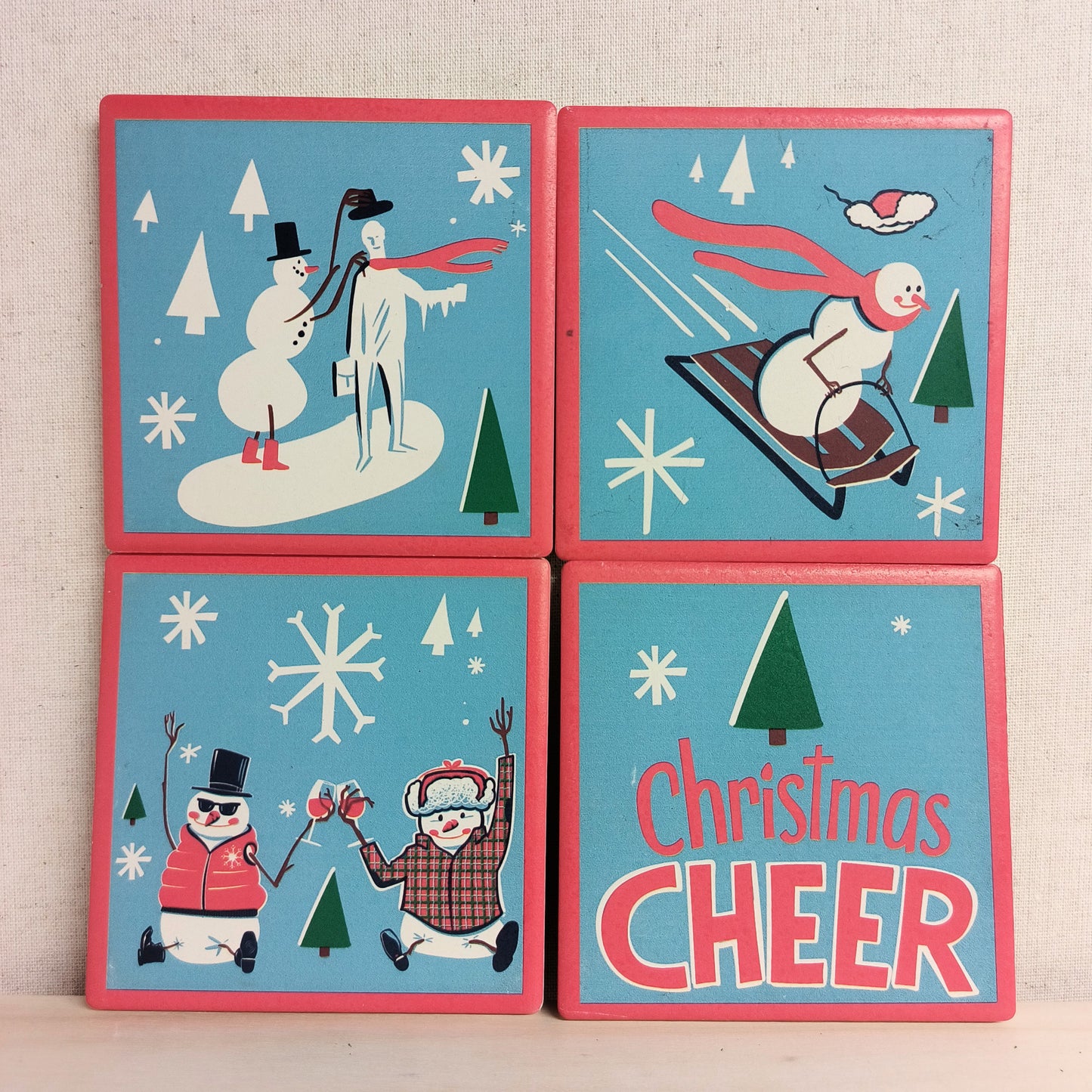 Coaster Set - Christmas Cheer