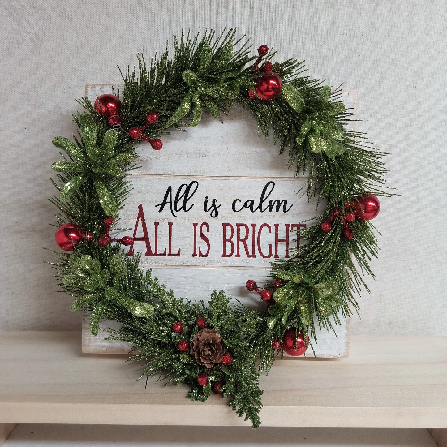 Wreath Box Sign