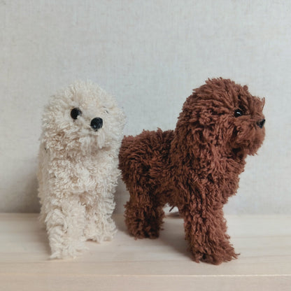 Furry Poodle Ornament