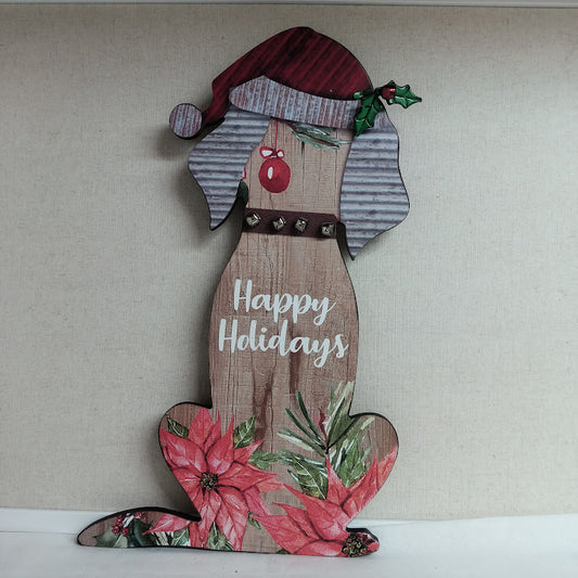 Holiday Dog Sign