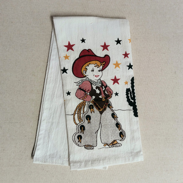 Little Cowboy Kitchen Towel