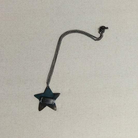 Own Your Crazy Metal Star Necklace