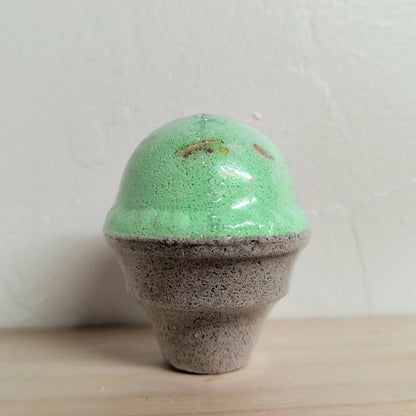 Fizzy Ice Cream Bath Bomb