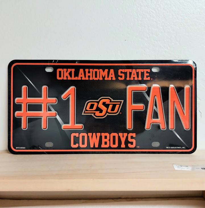 #1 OSU Fan License Plate