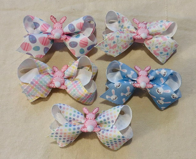 Small Easter Bunny Bows