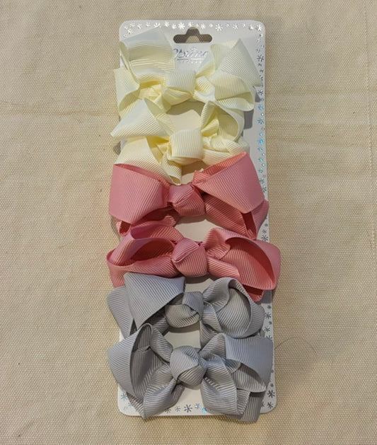 3 Color Bow Set