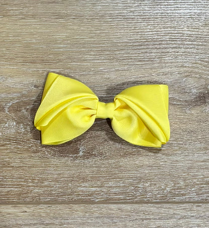 Mini King Pleated Grosgrain Hair Bow