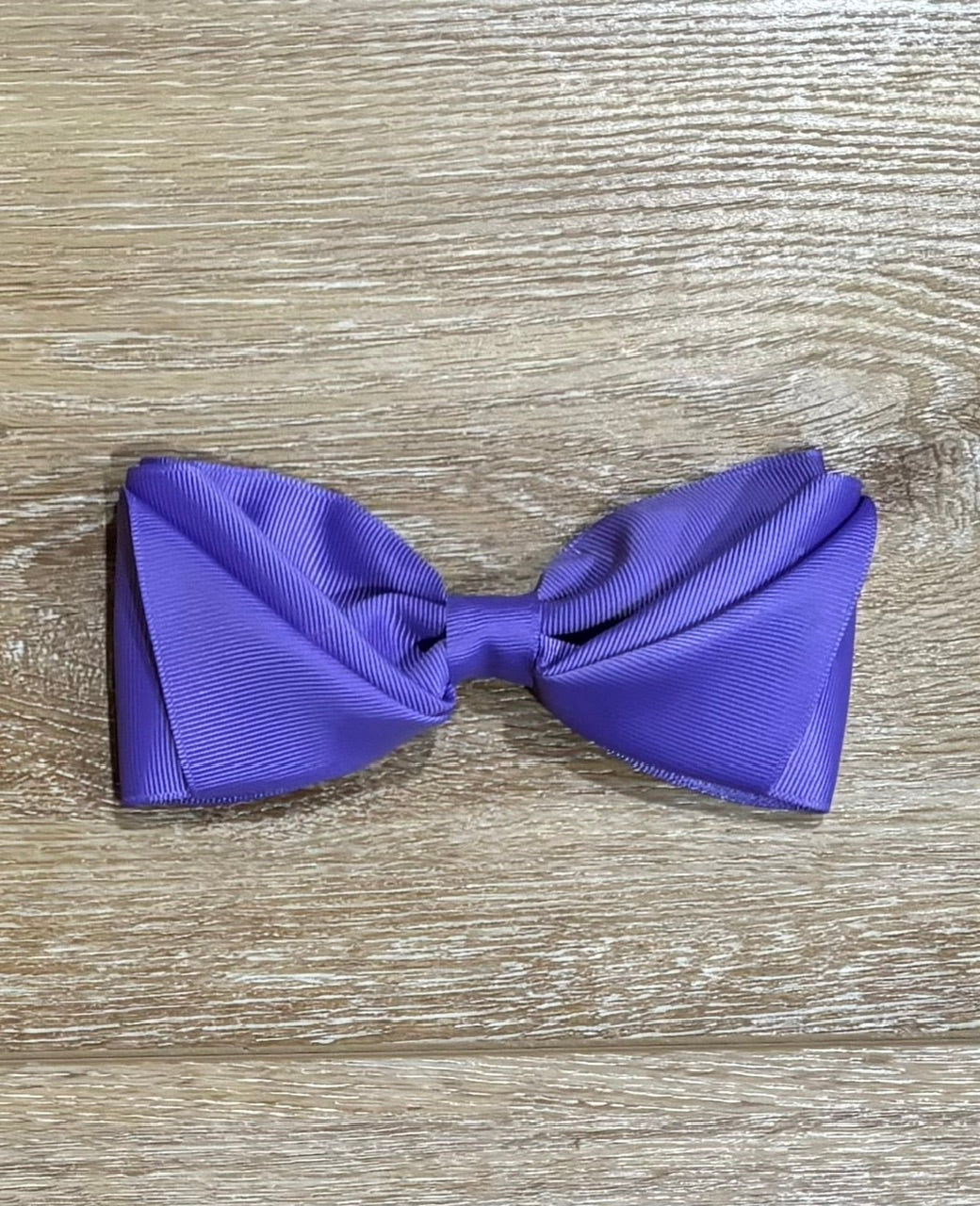 Mini King Pleated Grosgrain Hair Bow