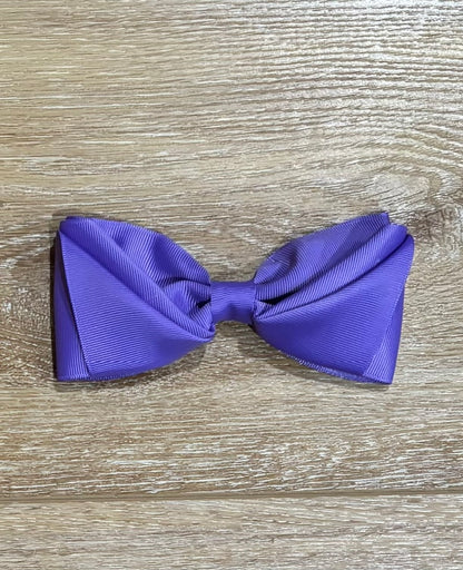 Mini King Pleated Grosgrain Hair Bow