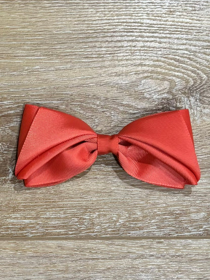Mini King Pleated Grosgrain Hair Bow