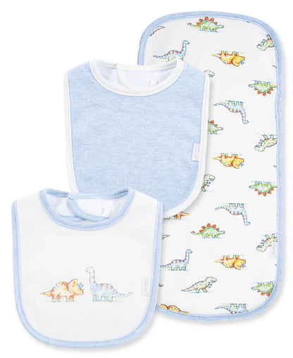 Dinomite Bib & Burp Set