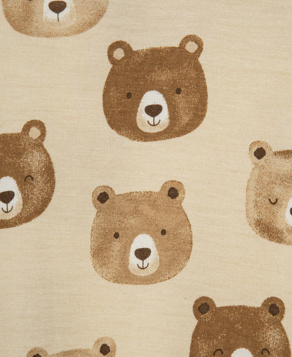 Bear Faces Convertible Coverall & Hat