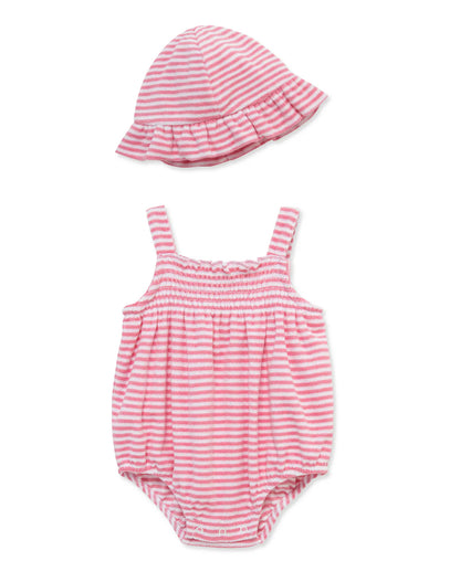Stripe Terry Bubble & Hat