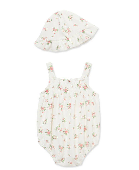 Ditsy Terry Bubble & Hat