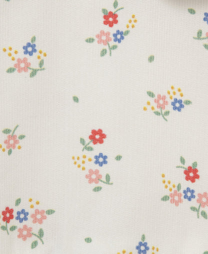 Floral Woven Bubble & Headband Set w/ Socks