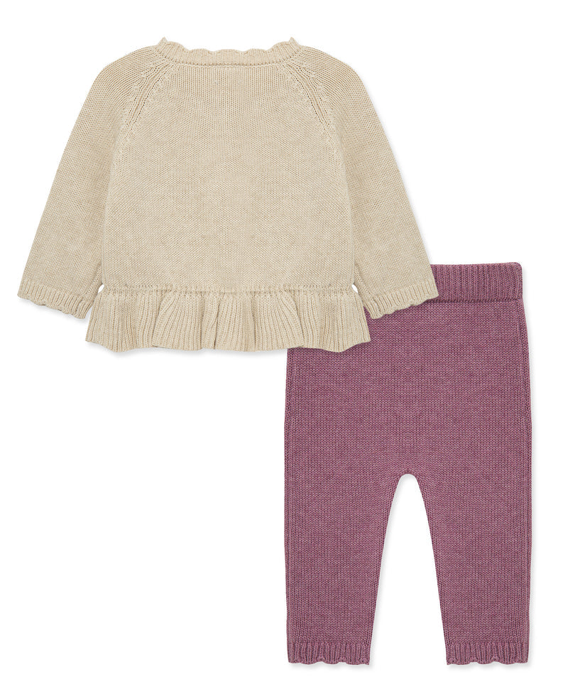 Flowers Sweater Set (3M-9M)