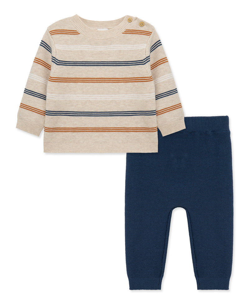 Striped Sweater Set (3M-9M)