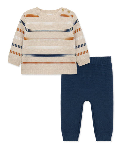 Striped Sweater Set (3M-9M)