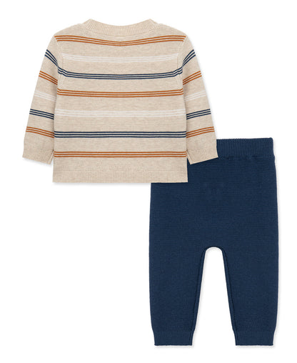 Striped Sweater Set (3M-9M)