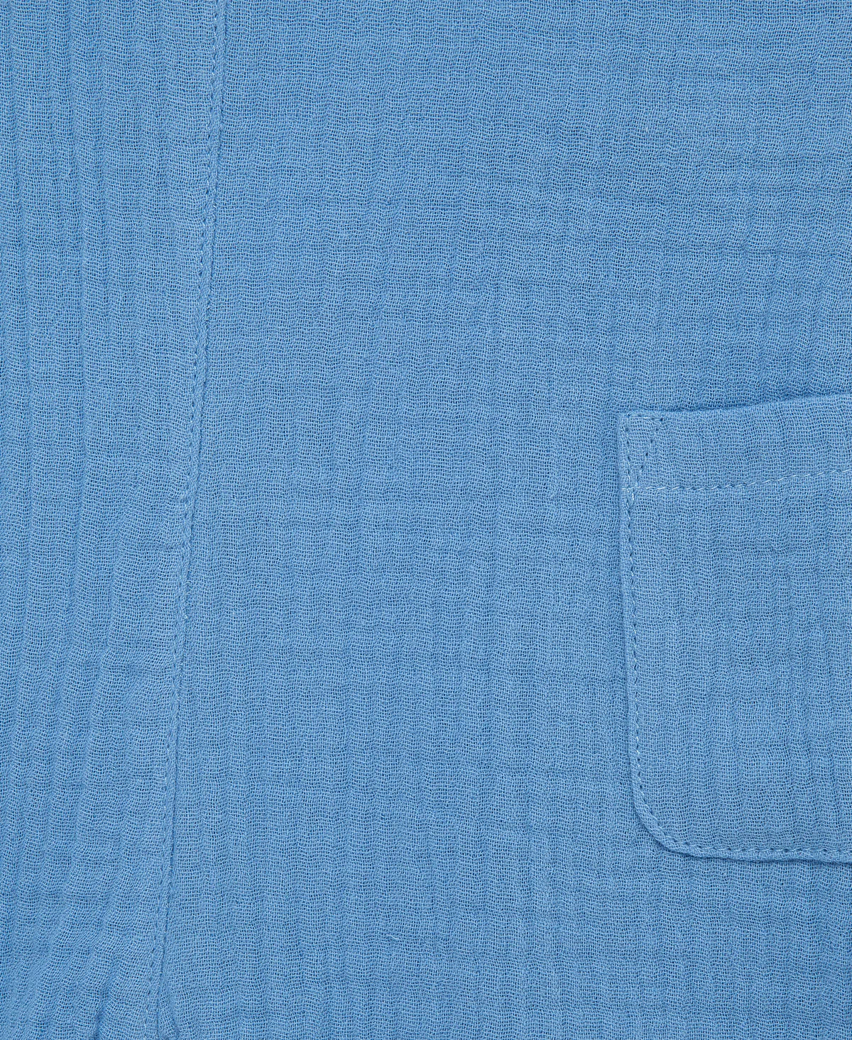 Solid Gauze Shortall Set