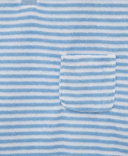 Stripe Terry Romper & Hat