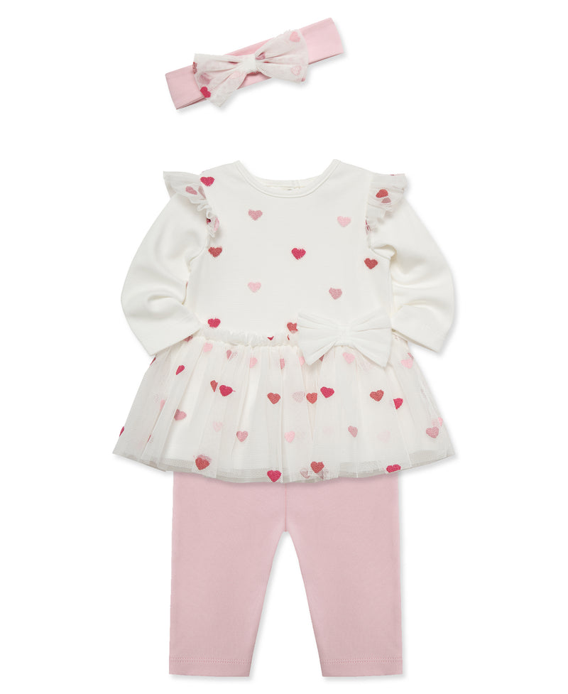 Hearts Tutu & Legging Set
